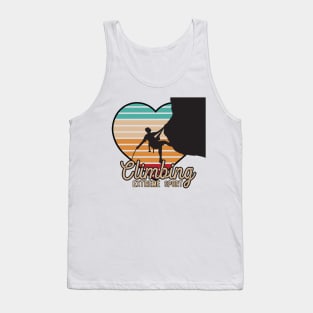 climbing extreme sport Tank Top